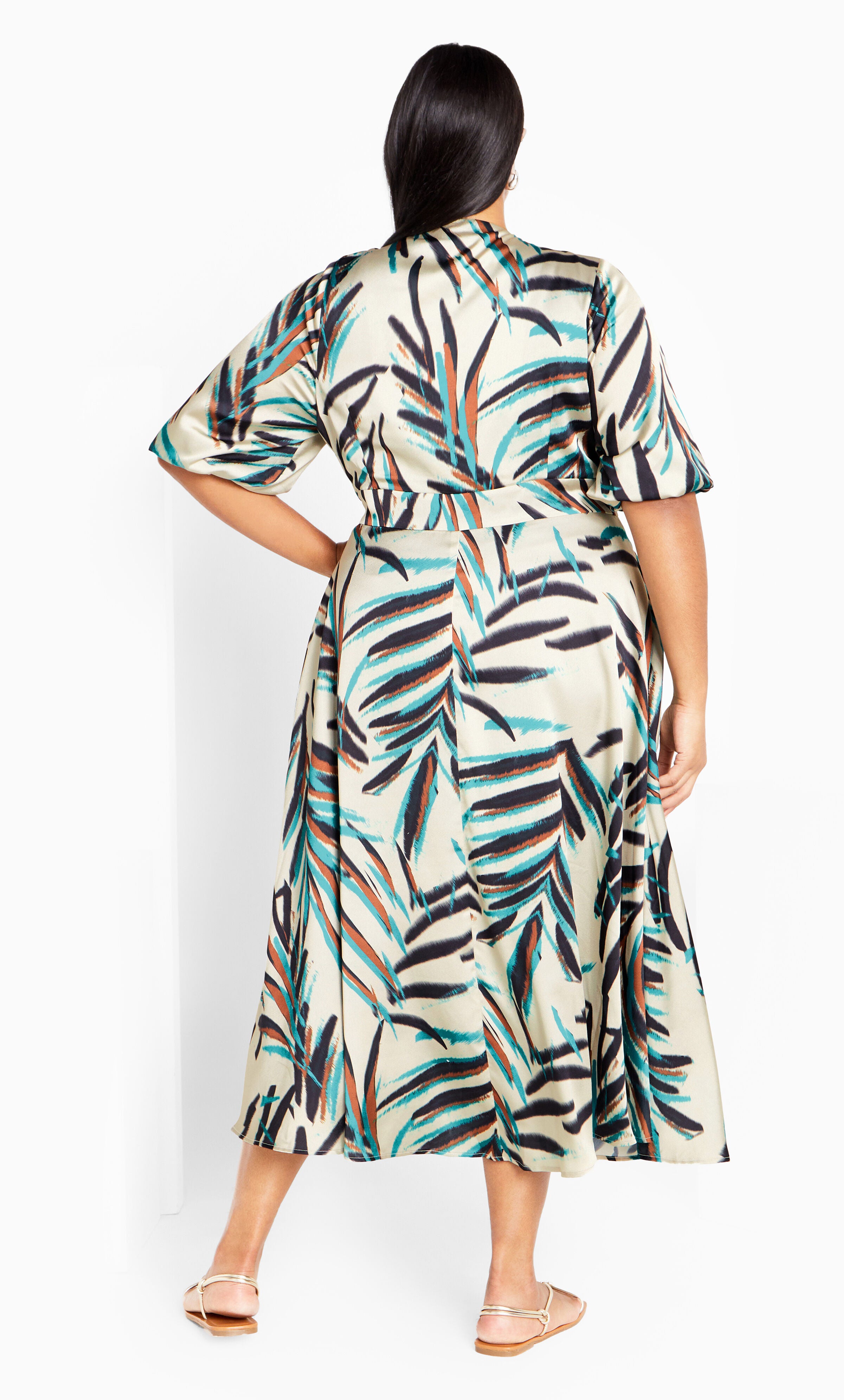 Leanna Maxi Dress - tan, BLUE, alternate image number 2