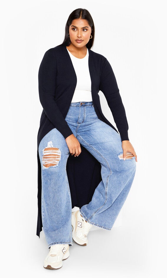 Goldie Cardigan - navy, BLUE, hi-res image number 0