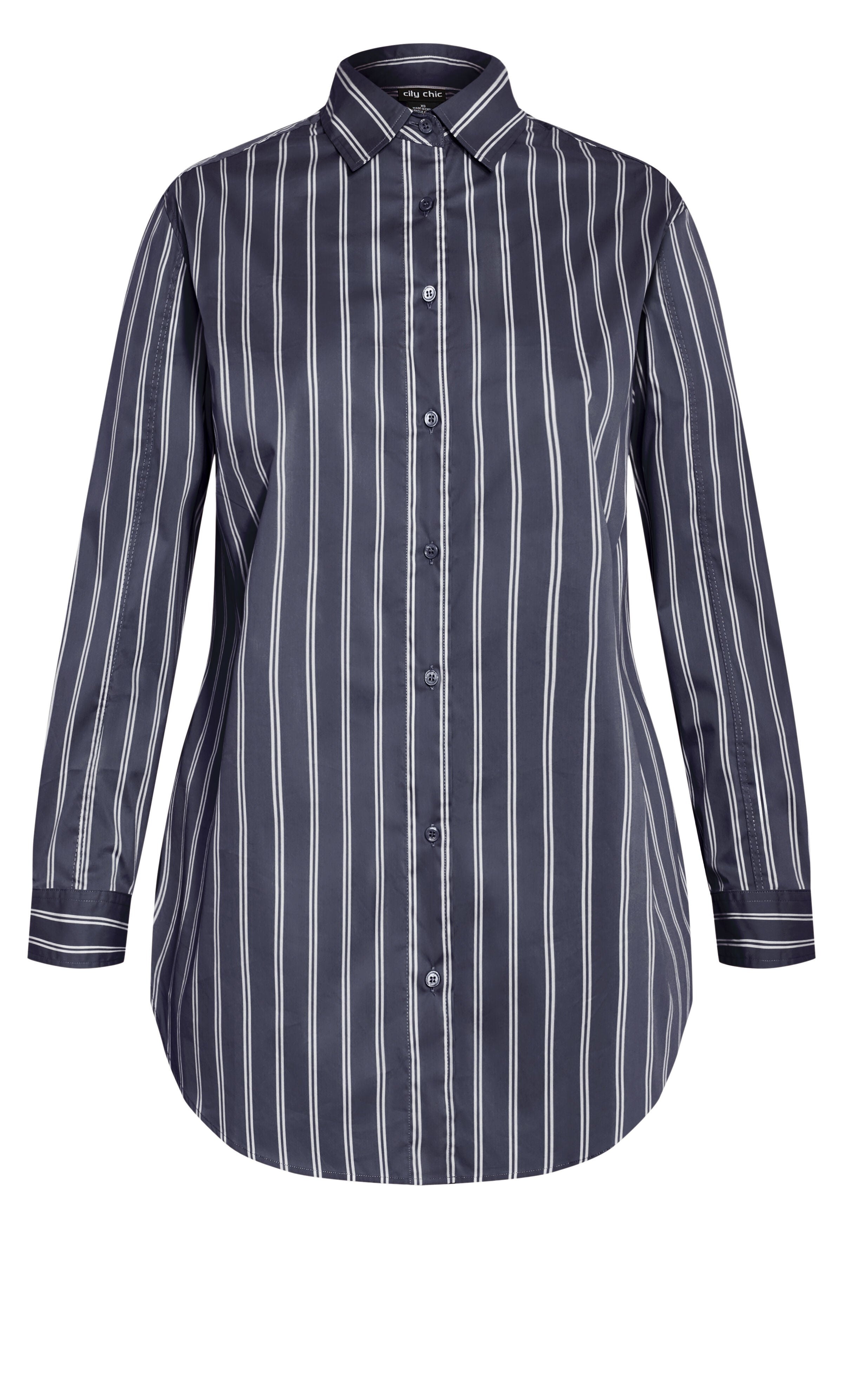 Celine Shirt - navy, BLUE, alternate image number 3