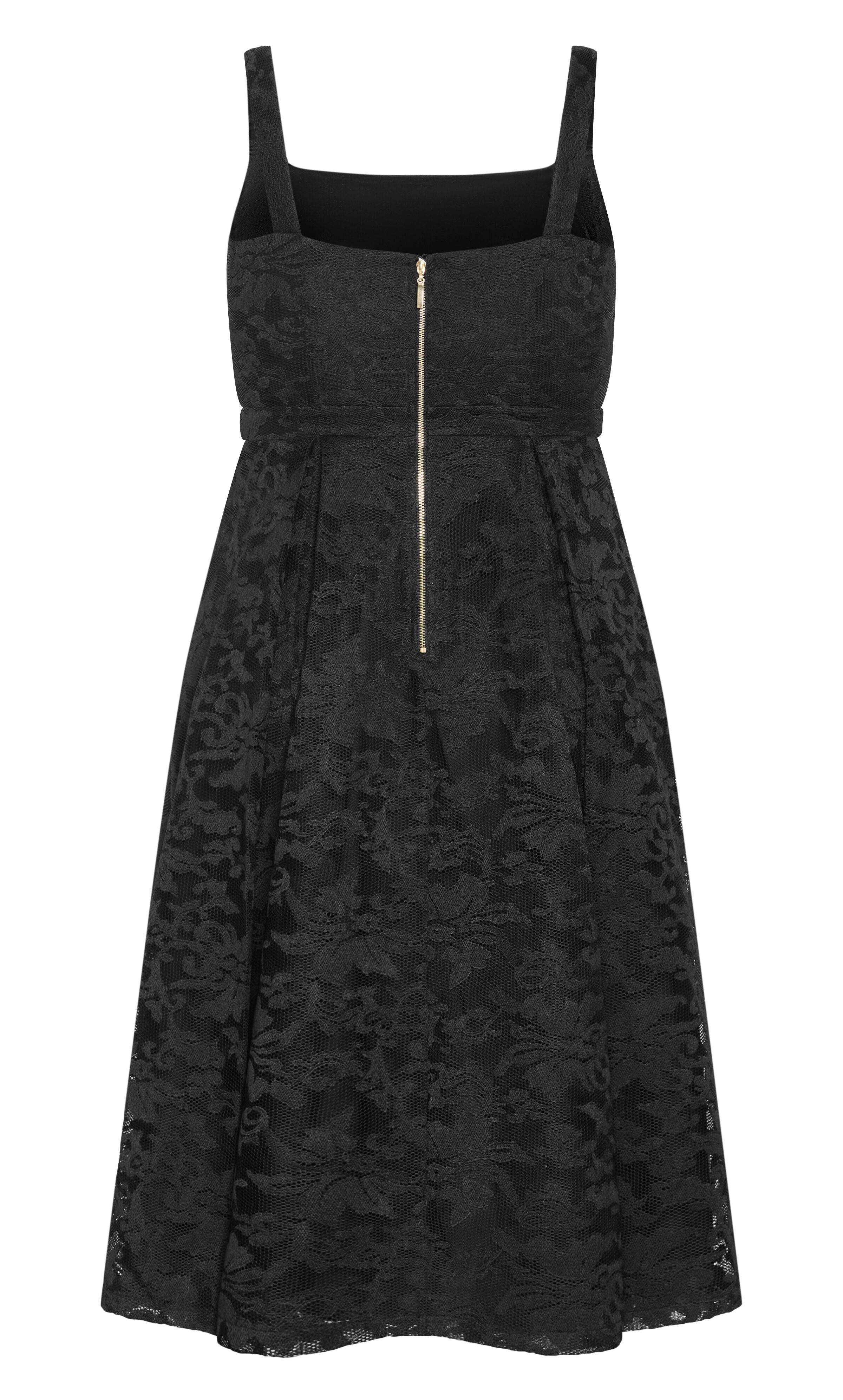 Jacklynn Midi Dress - black, BLACK, alternate image number 5