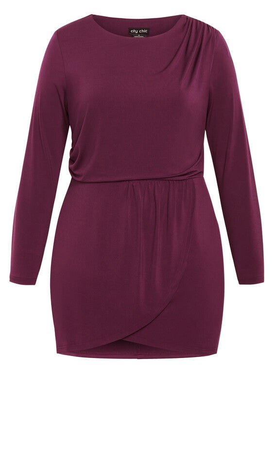 Kasey Dress - plum, PURPLE, alternate image number 3