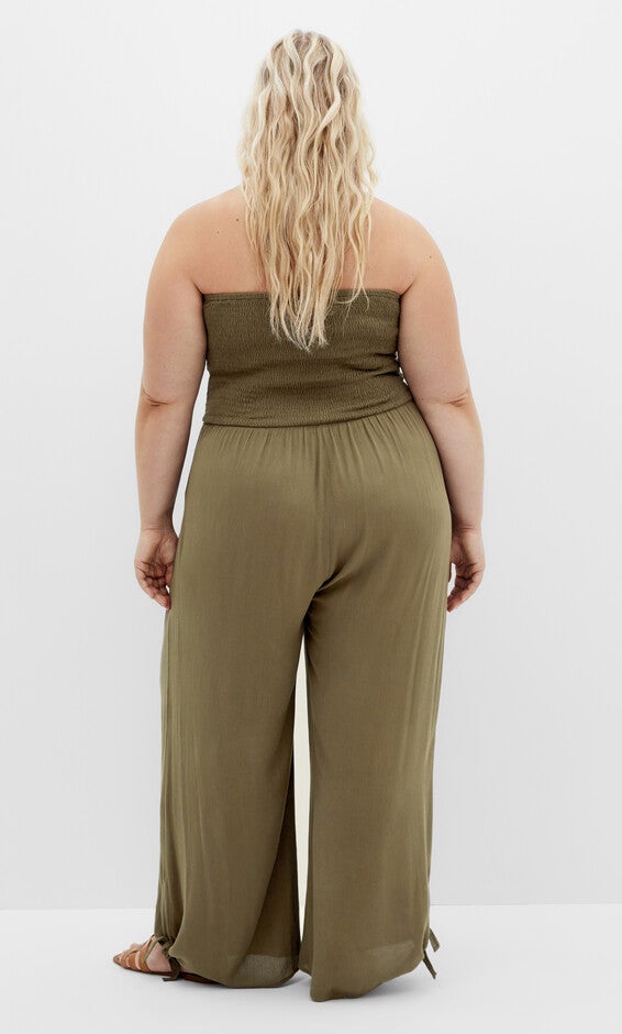 Smocked Jumpsuit - masala, ORANGE, alternate image number 2
