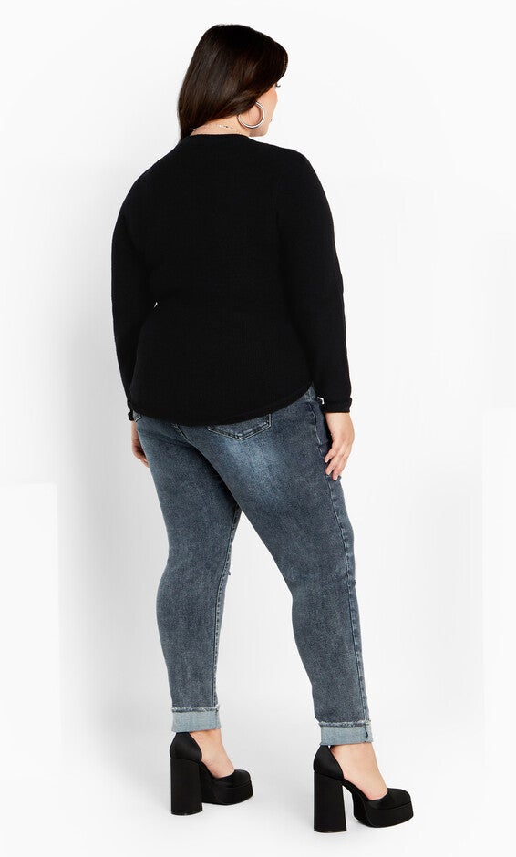 Royal Sweater - black, BLACK, alternate image number 4