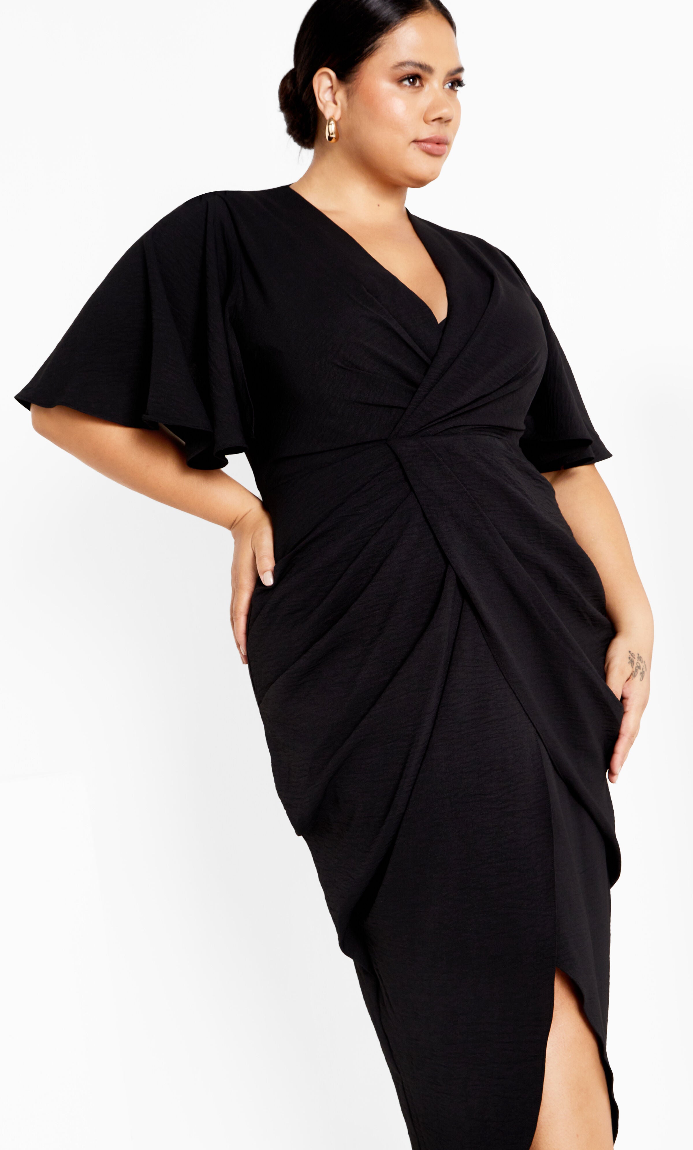 Braelynn Maxi Dress - black, BLACK, alternate image number 3