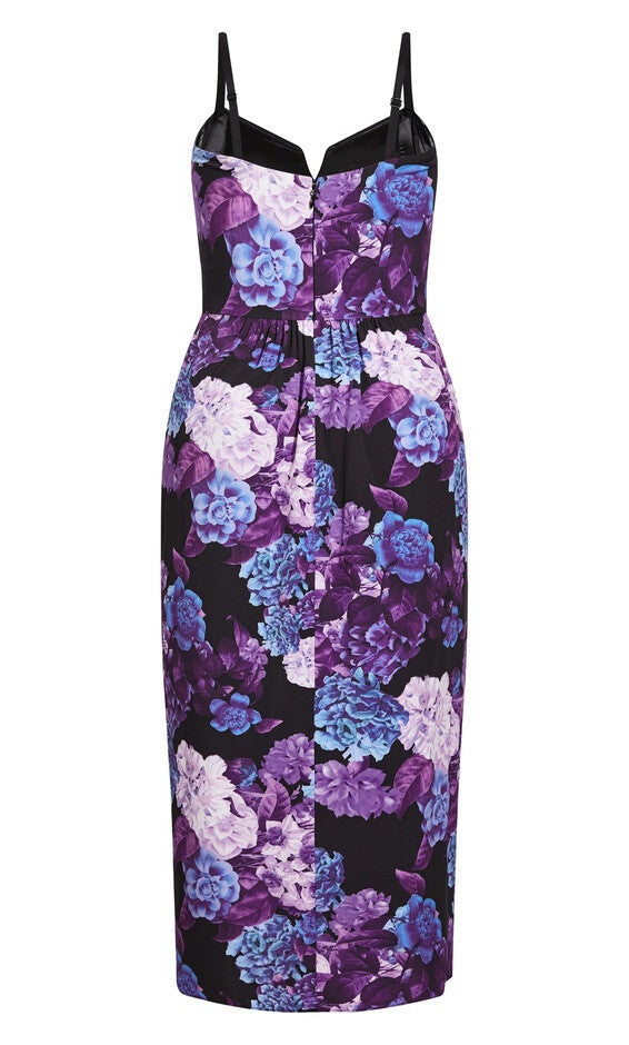 Hydrangea Maxi Dress - black, BLACK, alternate image number null