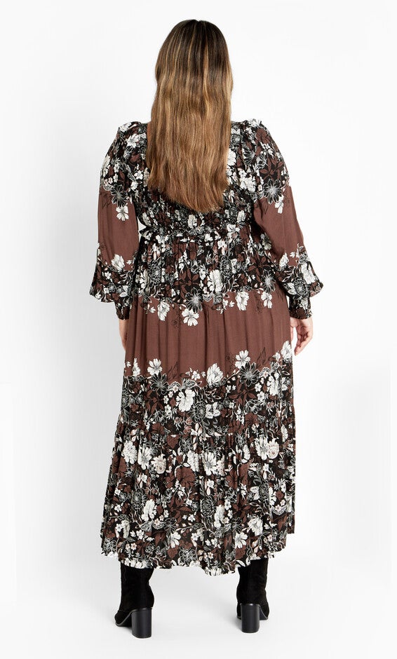 Sadie Placement Dress - coco, BROWN, alternate image number 2