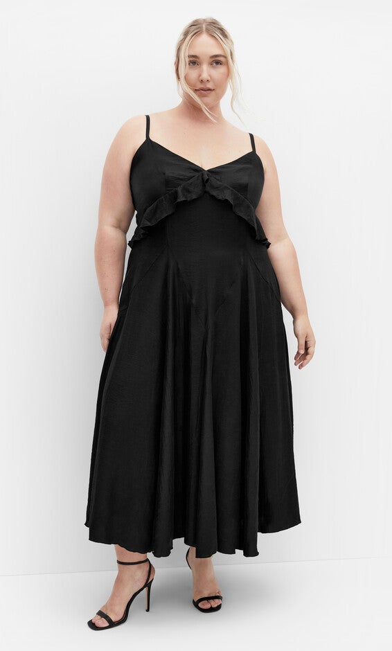 Clara Maxi Dress - black, BLACK, hi-res image number 0