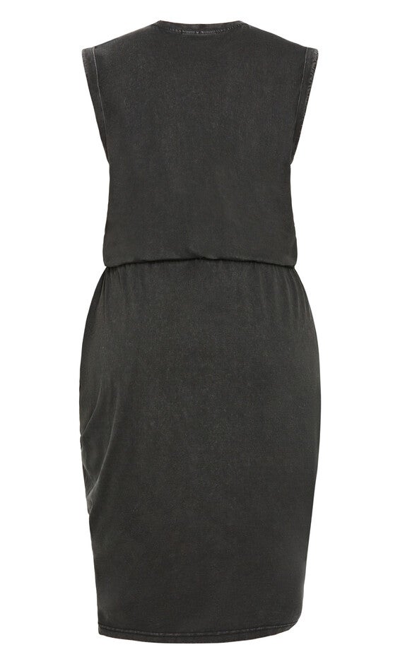 Ivy Wash Dress - black wash, BLACK, alternate image number 4