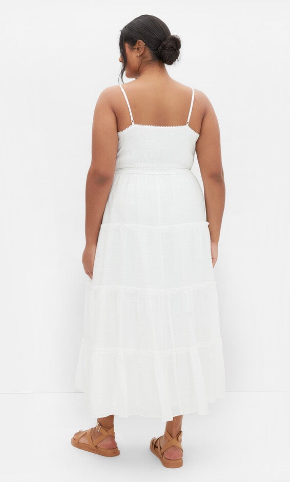 Aiza Maxi Dress - ivory, WHITE, alternate image number null