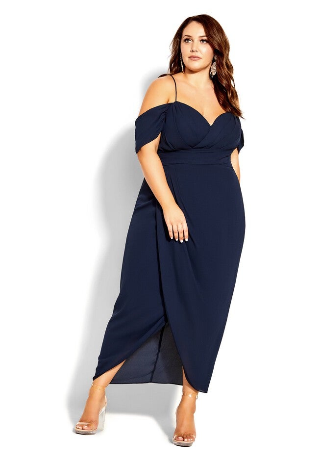 Entwine Maxi Dress - navy, BLUE, on-hover image number null