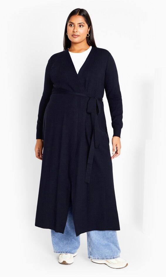 Goldie Cardigan - navy, BLUE, alternate image number 2