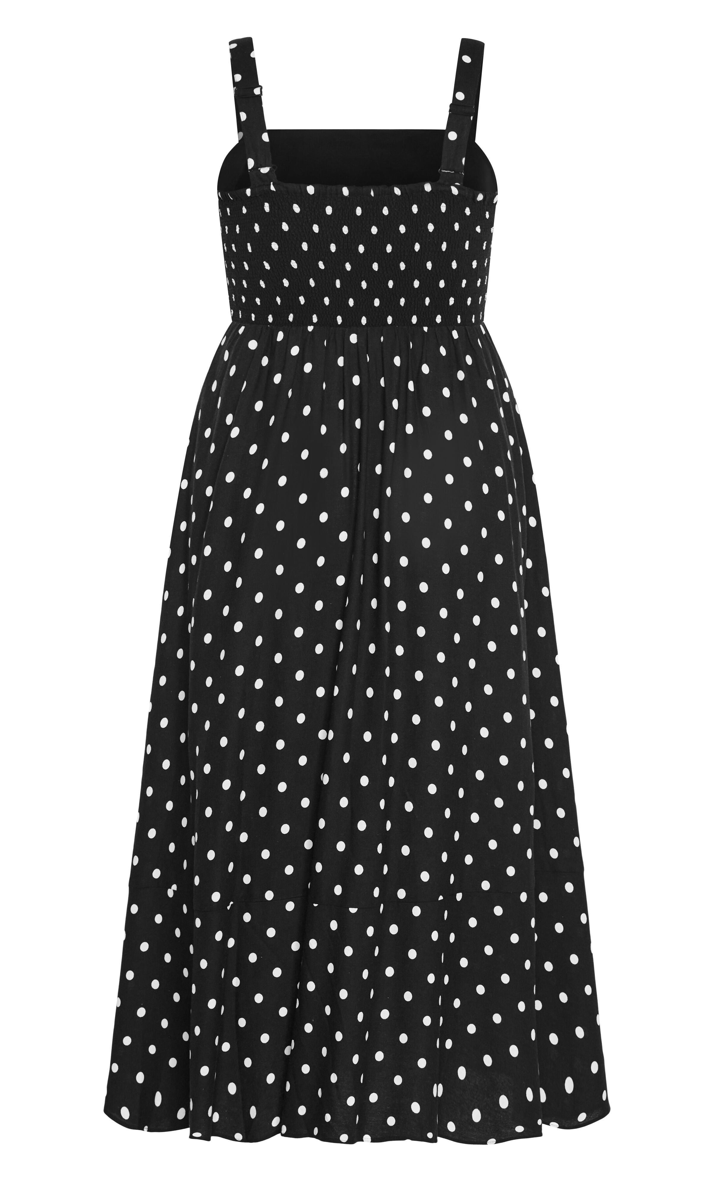 Collins Print Maxi Dress - black, BLACK, alternate image number 5