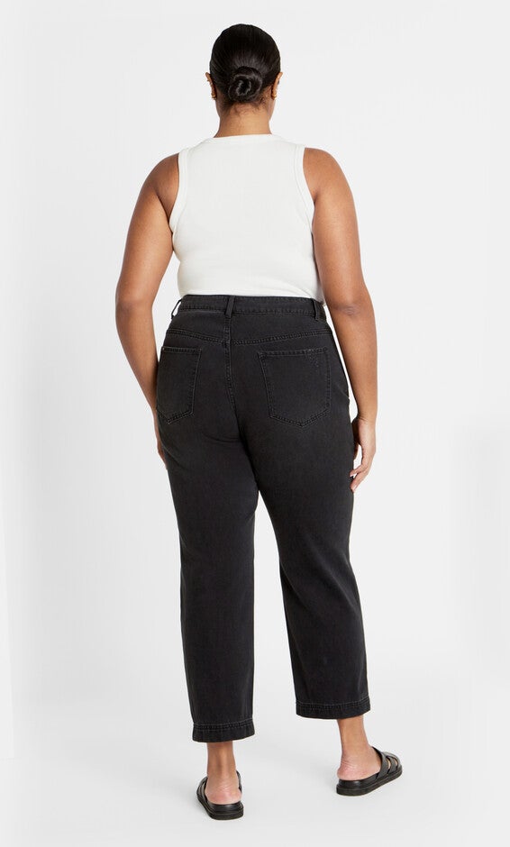 Harley Kenia Straight Jean - black wash, BLACK, alternate image number 2