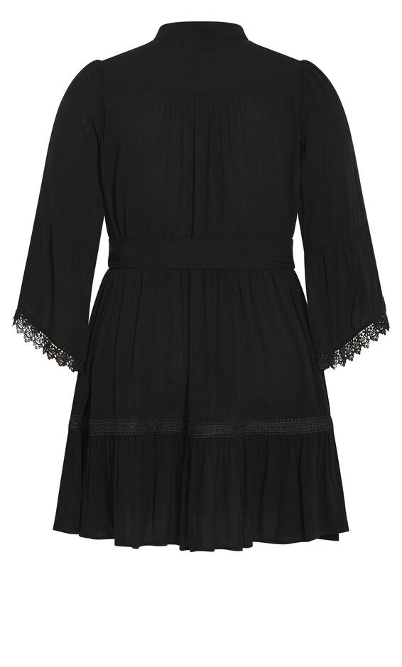 Camille Dress - black, BLACK, alternate image number 5