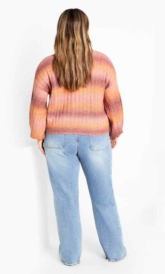 Shay Sweater - amber, ORANGE, alternate image number 2