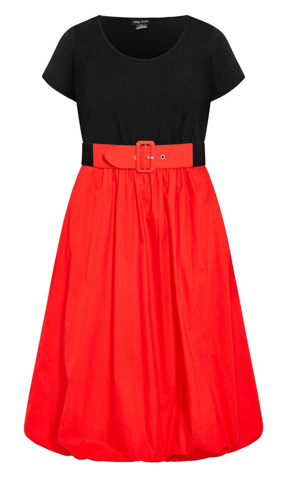 Paris Days Dress - tigerlily, TIGERLILY/BLACK, alternate image number 4