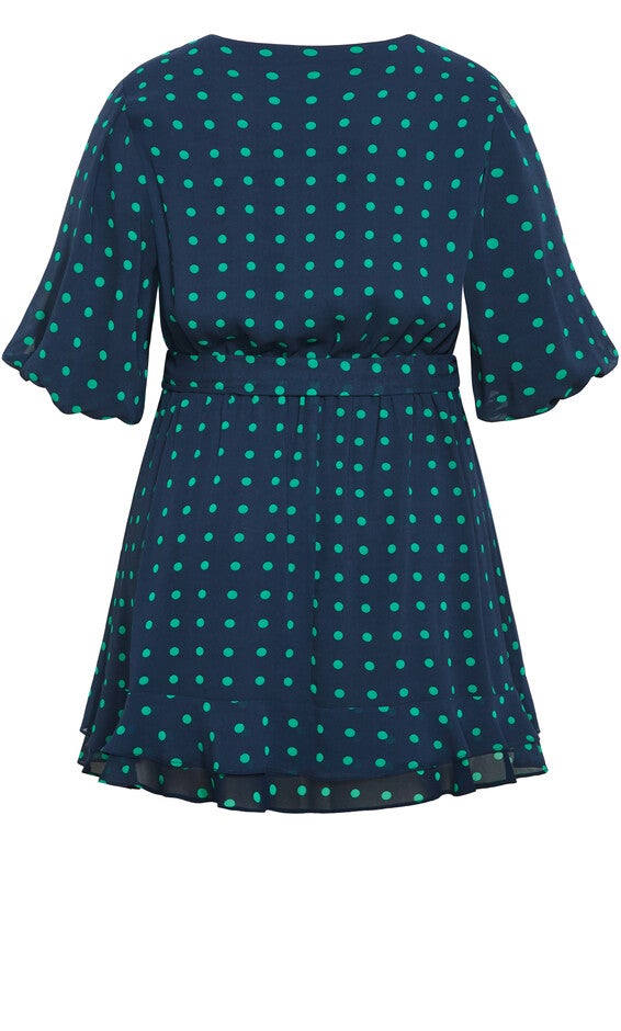 Keily Print Dress - green, GREEN, alternate image number 5