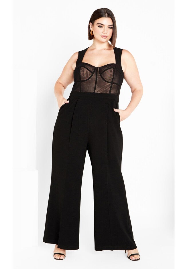 Kylie Jumpsuit - black, BLACK, on-hover image number null