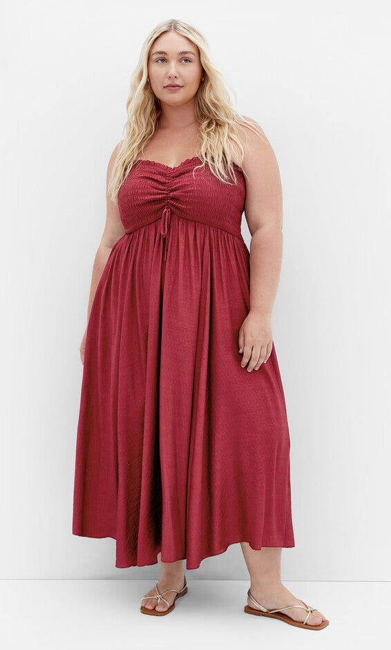 Maui Maxi Dress - shiraz, RED, hi-res image number null