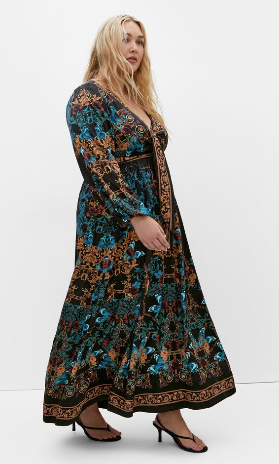 Ivanna Maxi Dress - opulent, BLACK, alternate image number null