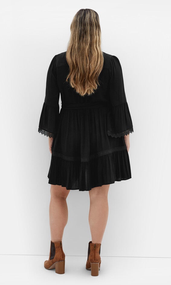 Camille Dress - black, BLACK, alternate image number 2