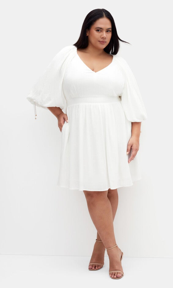 Scarlette Dress - ivory, WHITE, hi-res image number null