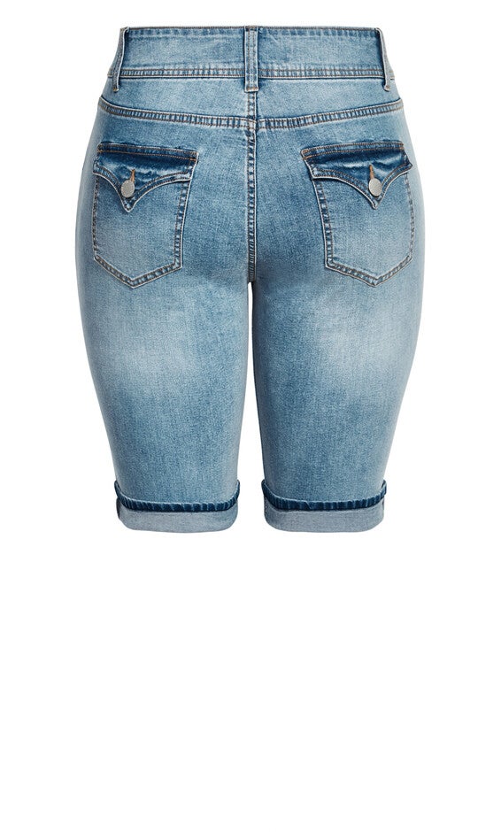 Killer Pins Short - light denim, BLUE, alternate image number null
