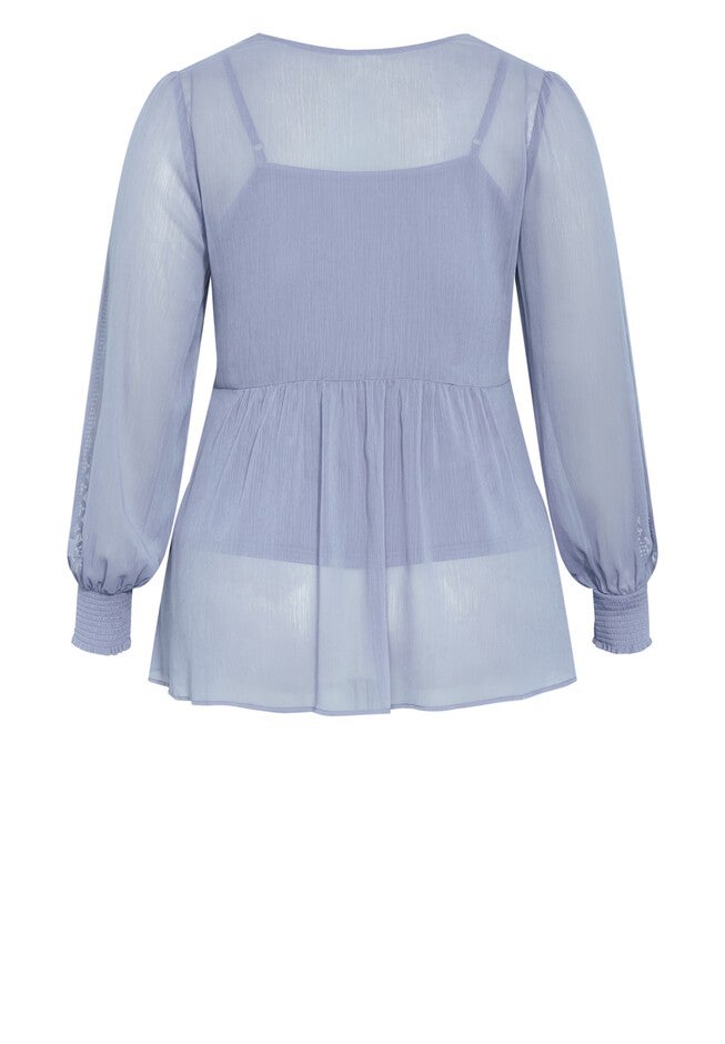 Hailey Top, COUNTRY BLUE, alternate image number 4
