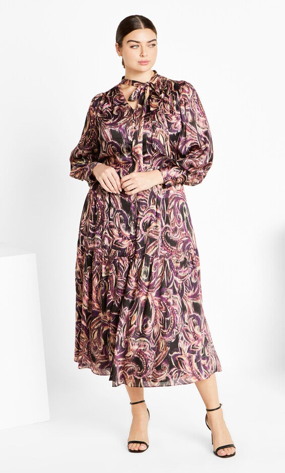 Suzanne Maxi Dress - plum, PURPLE, alternate image number 2
