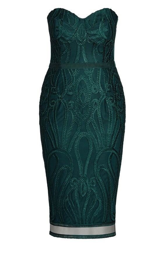 Antonia Dress - emerald, GREEN, alternate image number null
