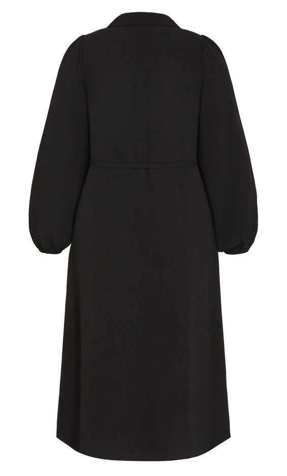 Arizona Wrap Dress - black, BLACK, alternate image number null