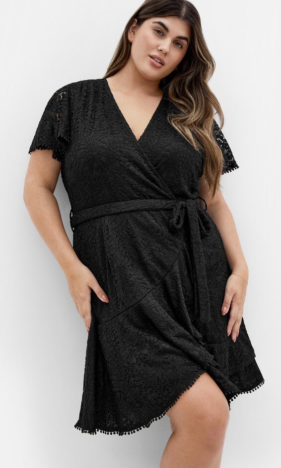 Sweet Lace Dress - black, BLACK, alternate image number 2