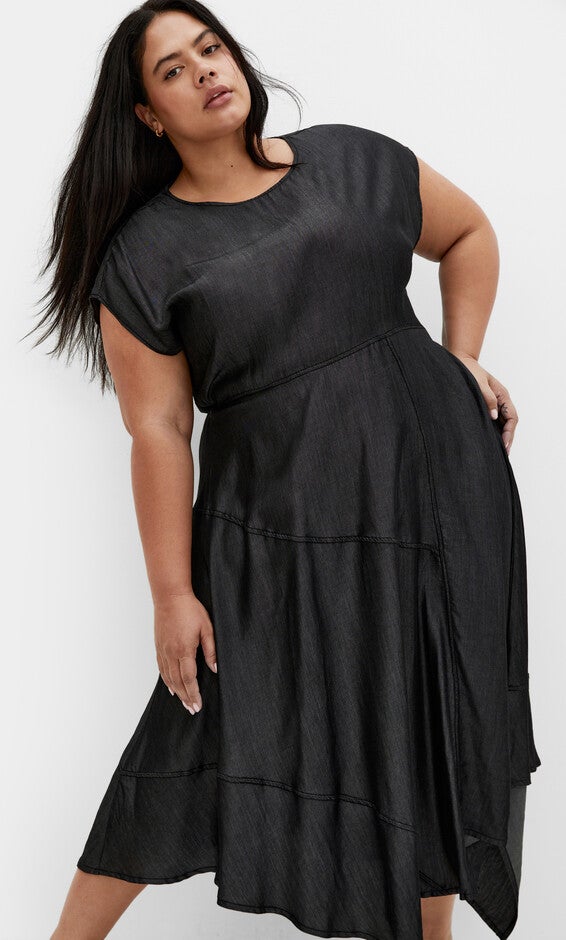 Hampstead Dress - black, BLACK, alternate image number 2