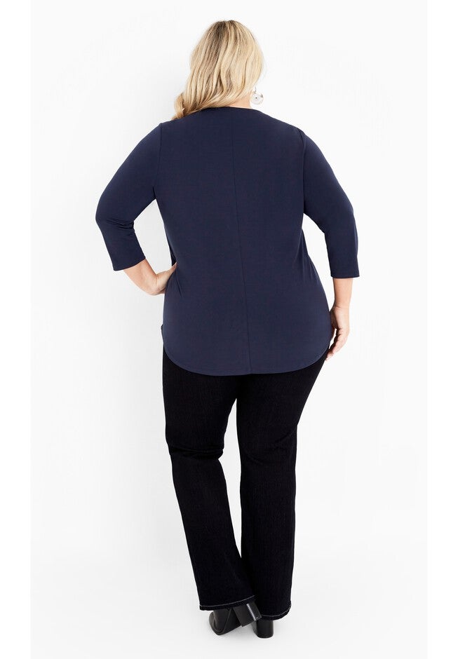 Fiona Zip Top, MIDNIGHT BLOOM, alternate image number null