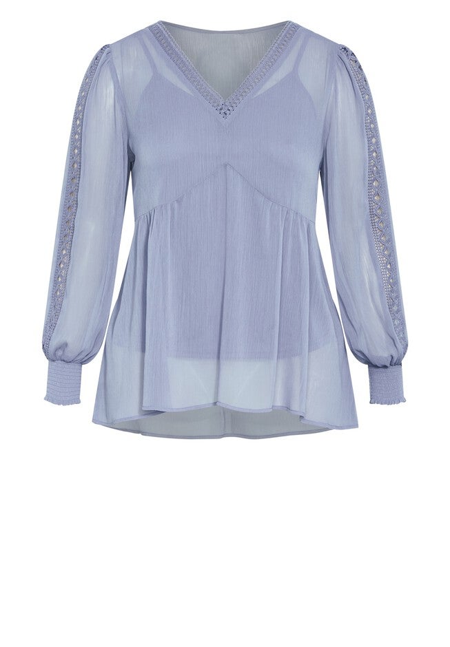 Hailey Top, COUNTRY BLUE, alternate image number 3