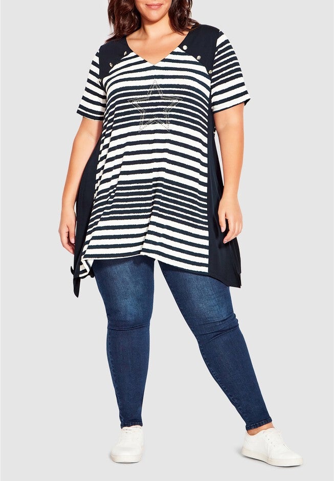 Karina Tunic, NAVY, hi-res image number 0