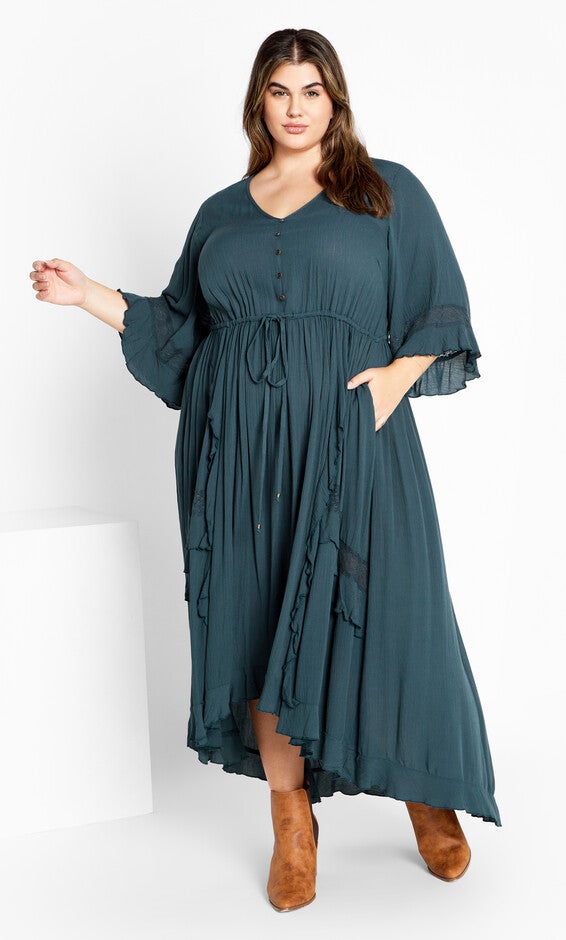 Cadence Dress - aegean, BLUE, hi-res image number 0