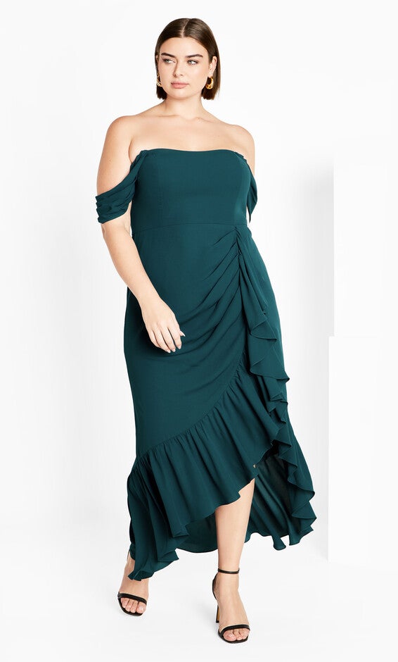 Rosabella Maxi Dress - emerald, GREEN, alternate image number null