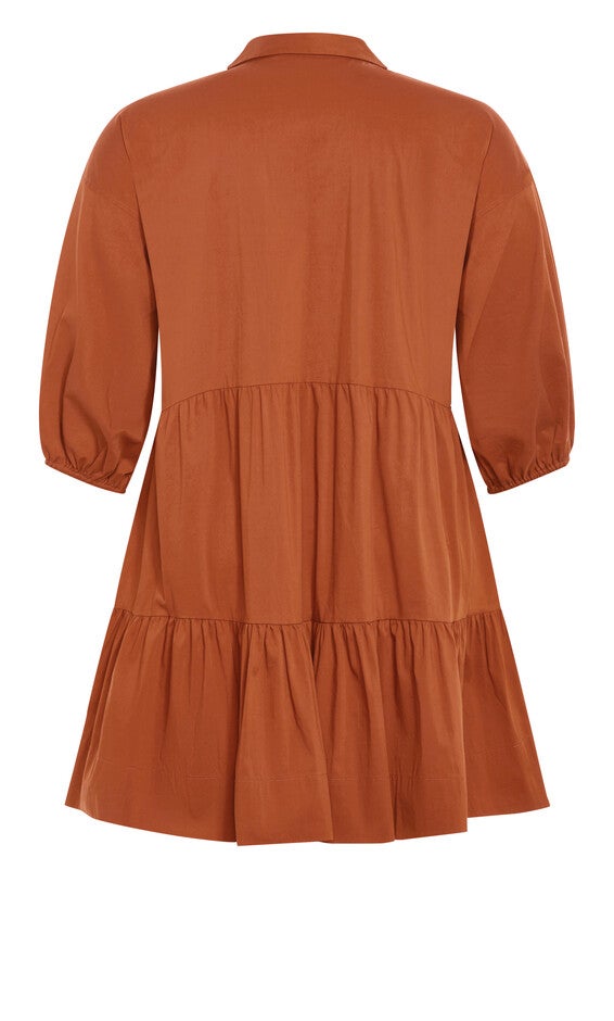 Kiara Mini Dress - amber, AMBER, alternate image number 4