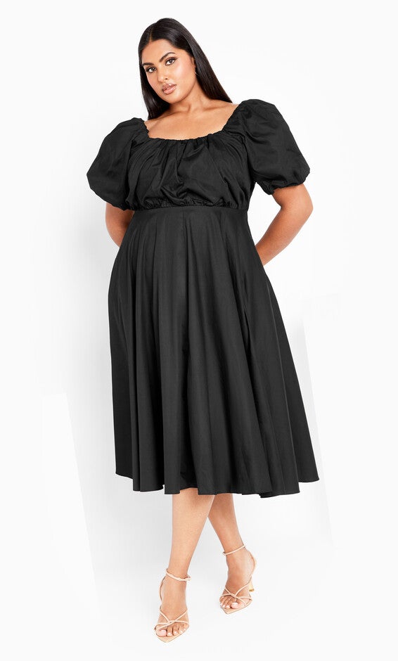 Rosabella Dress - black, BLACK, alternate image number null
