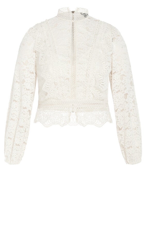 Lucielle Top - porcelain, WHITE, alternate image number 3