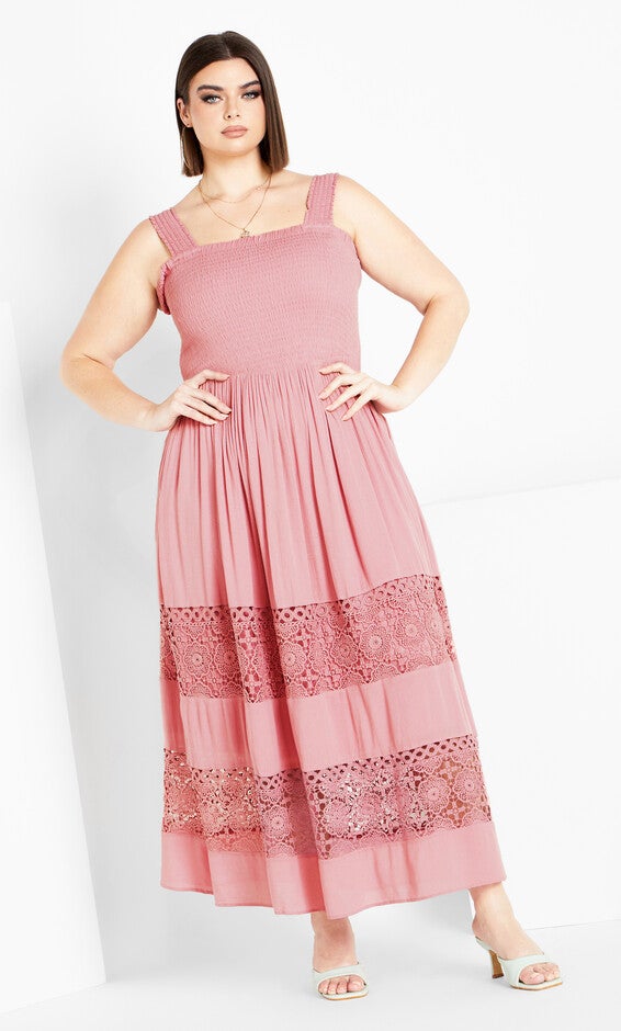 By The Beach Maxi Dress - blush, BLUSH, hi-res image number 0