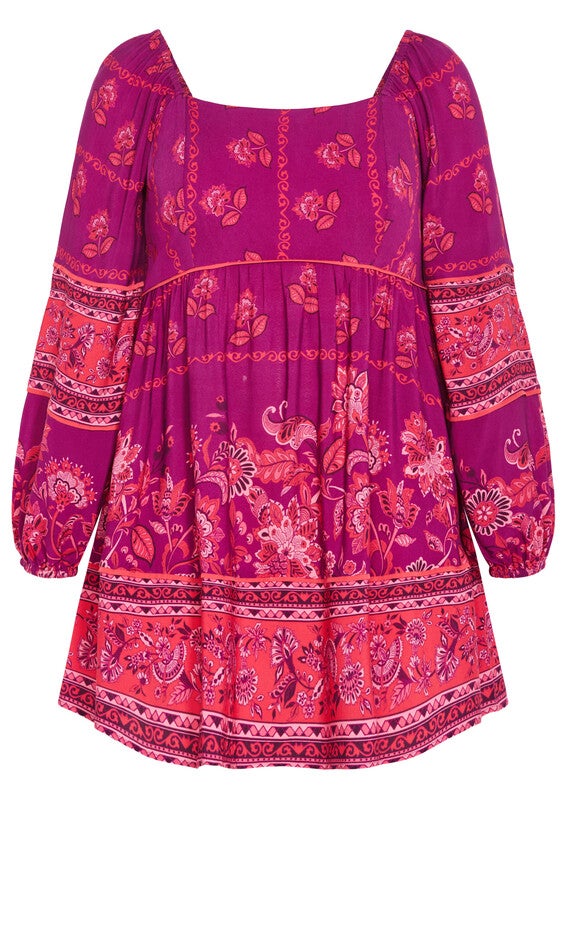 Jasmine Micro Mini Dress - magenta, PURPLE, alternate image number 3