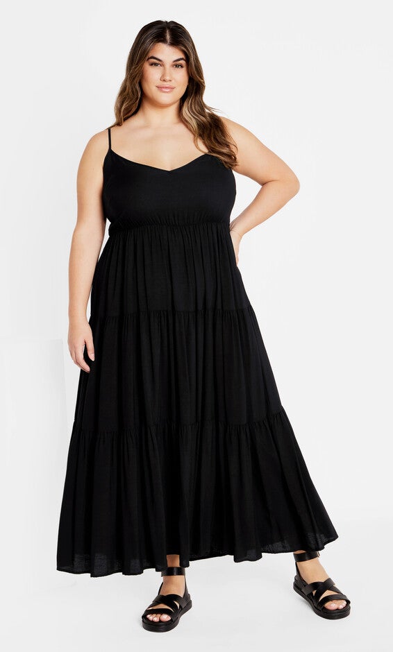 Oasis Maxi Dress - black, BLACK, hi-res image number null