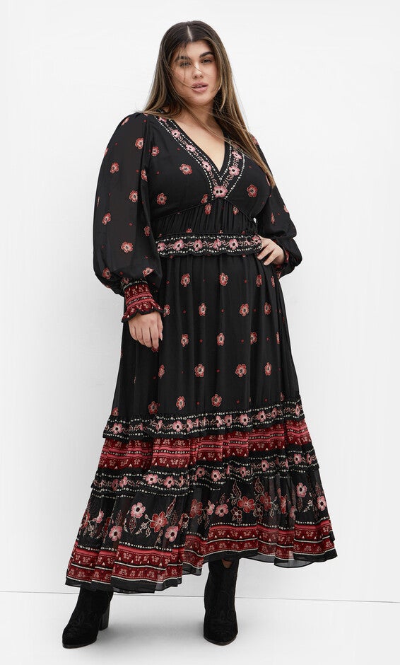 Camilla Maxi Dress - black, BLACK, hi-res image number 0