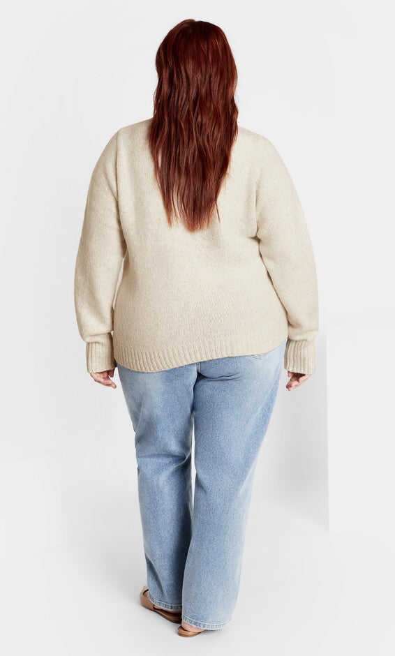Ivy Sweater - cream, CREAM, alternate image number 2