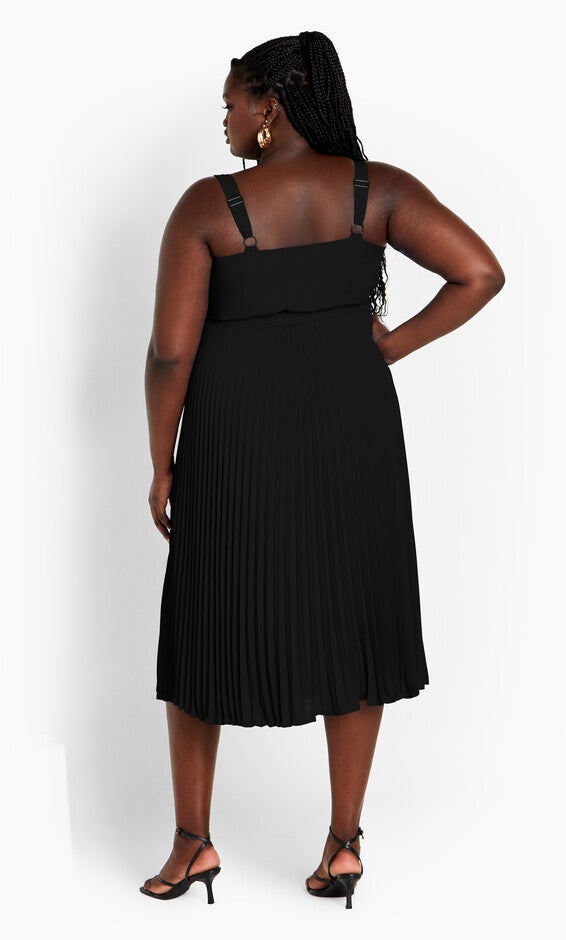 Lilly Dress - black, BLACK, alternate image number null