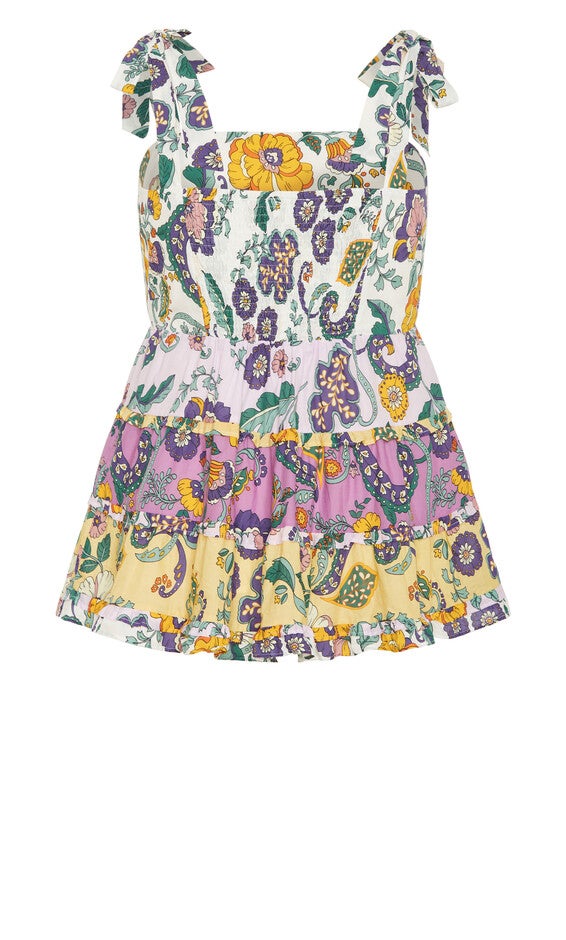 Cleo Top - jacaranda, PURPLE, alternate image number 4