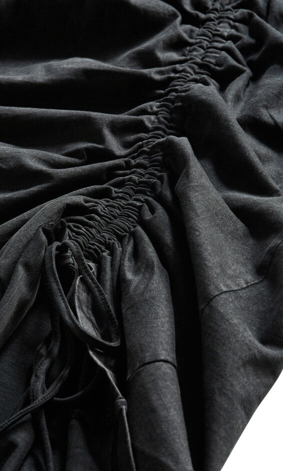 Ivy Wash Dress - black wash, BLACK, alternate image number 5