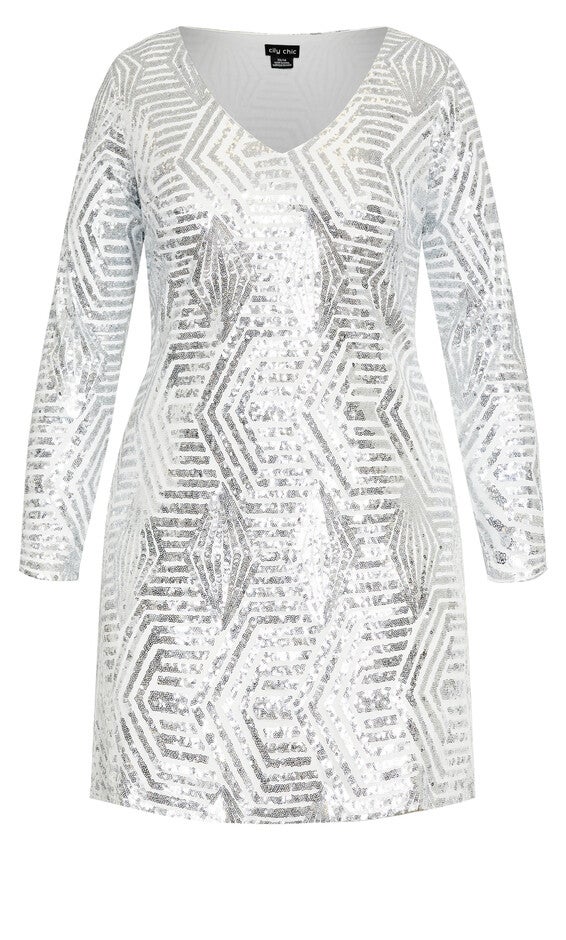 Bright Lights Dress - white, WHITE, alternate image number 5